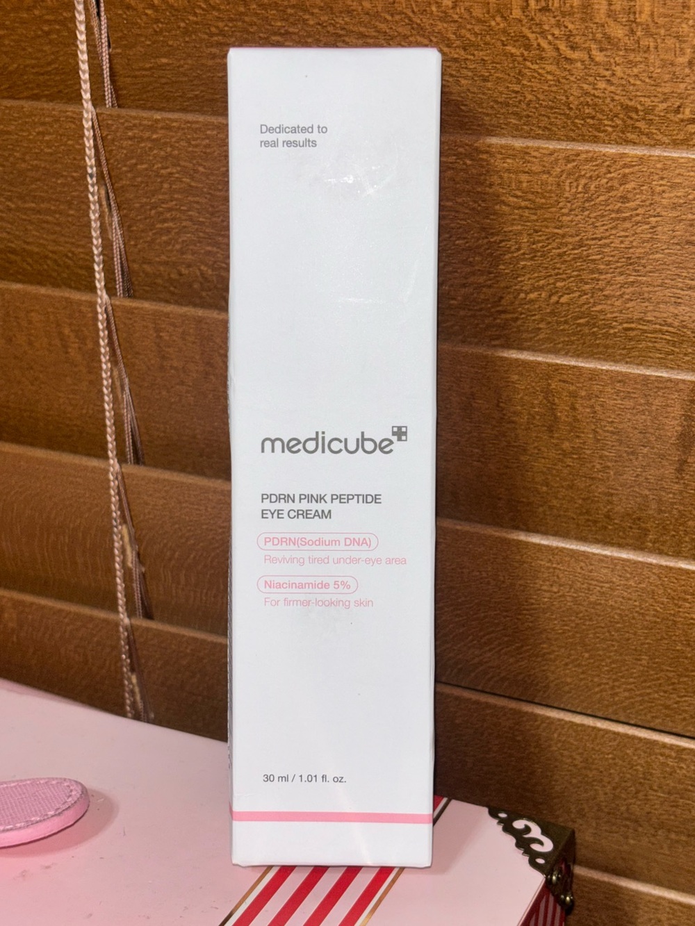 Medicube PDRN Pink Peptide Eye Cream for Firmer Skin